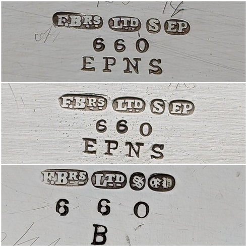 約 1905 年英國古董鍍銀茶具 Fenton Brothers